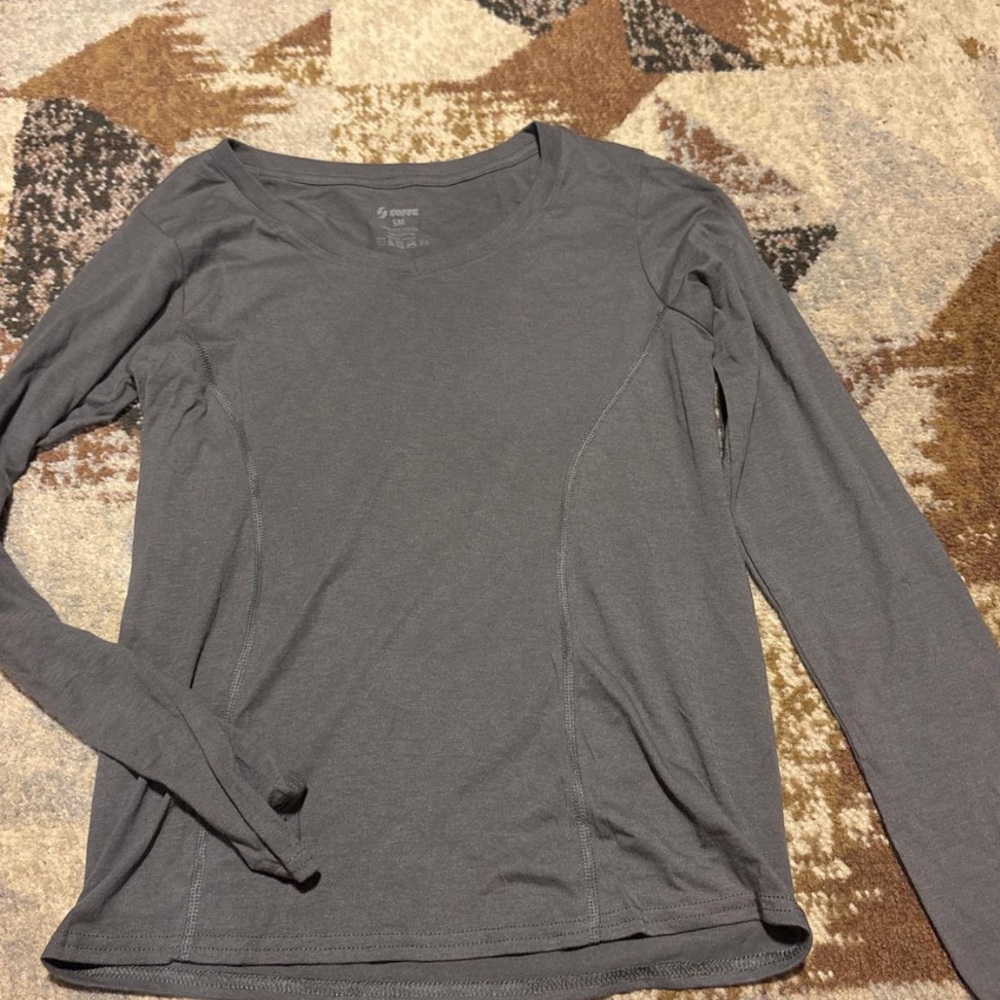 Soffe Dark Gray Long Sleeve Tee